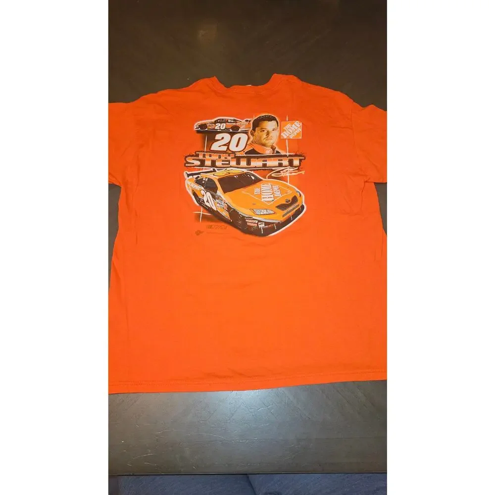 NASCAR Men's Large‎ Vintage Tony Stewart #20 Home Depot Shirt Joe Gibbs Racing